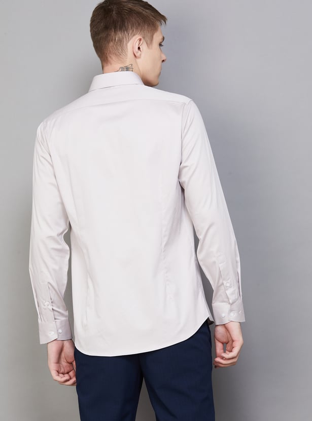 VAN HEUSEN Solid Slim Fit Formal Shirt