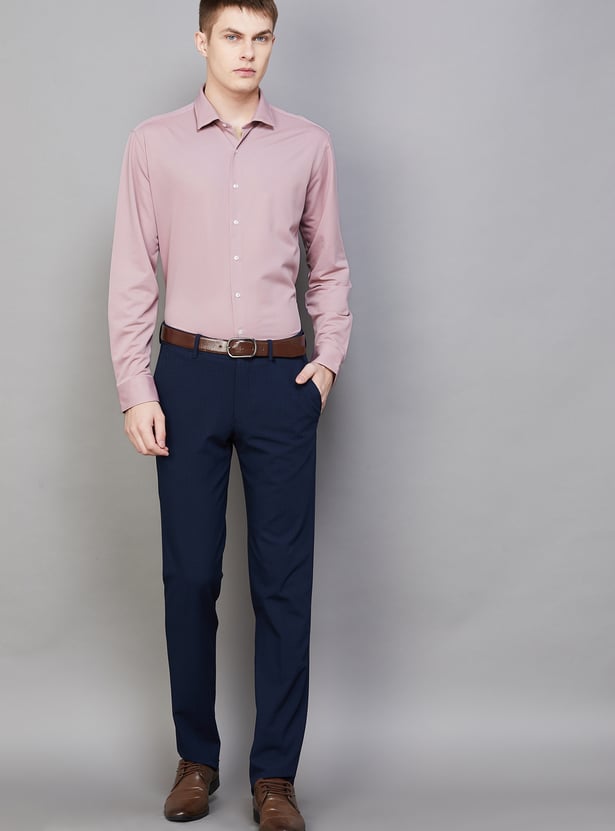 VAN HEUSEN Solid Slim Fit Formal Shirt