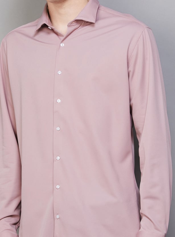 VAN HEUSEN Solid Slim Fit Formal Shirt
