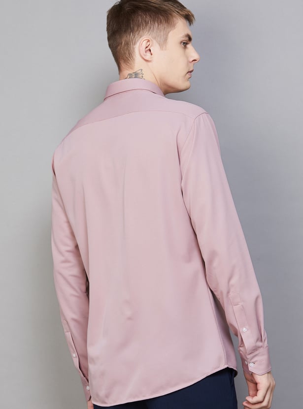 VAN HEUSEN Solid Slim Fit Formal Shirt