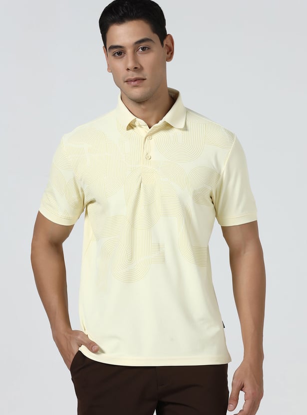 BLACKBERRYS CASUAL Printed Polo T-shirt
