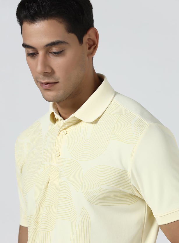 BLACKBERRYS CASUAL Printed Polo T-shirt