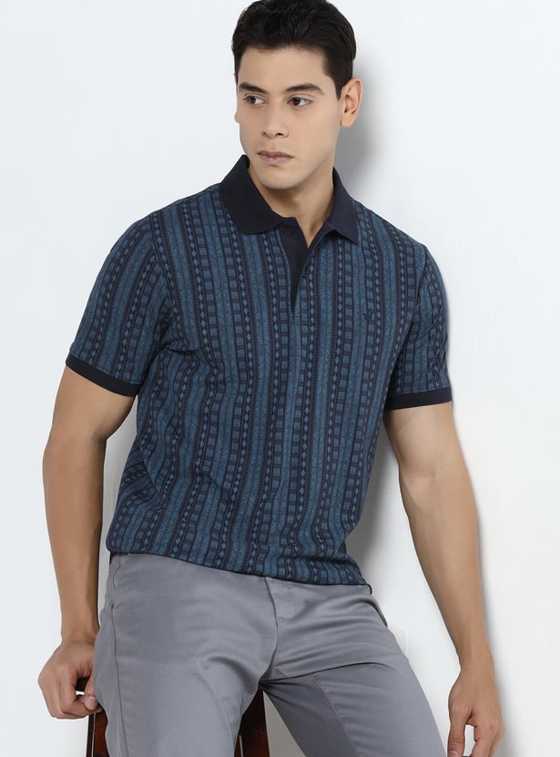 BLACKBERRYS CASUAL Printed Polo T-shirt