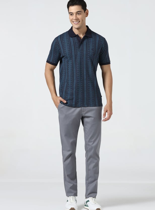 BLACKBERRYS CASUAL Printed Polo T-shirt
