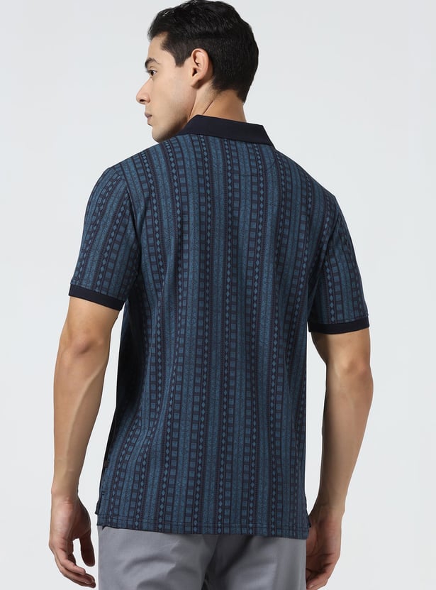 BLACKBERRYS CASUAL Printed Polo T-shirt