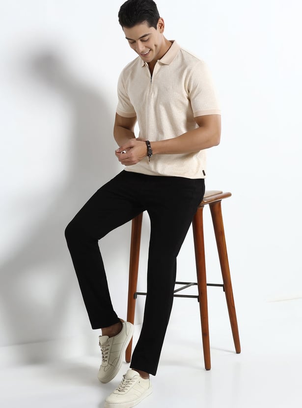 BLACKBERRYS CASUAL Printed Polo T-shirt