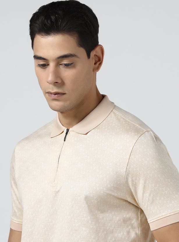 BLACKBERRYS CASUAL Printed Polo T-shirt