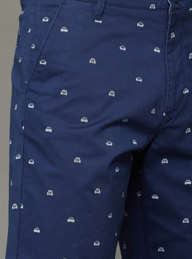 T-BASE Printed Shorts