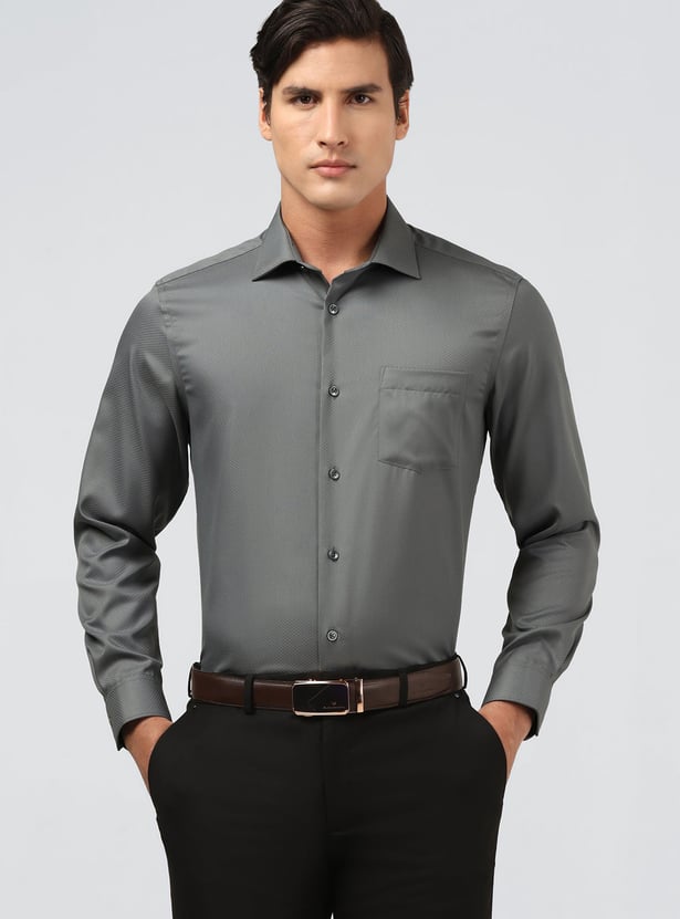 BLACKBERRYS Solid Regular Fit Formal Shirt