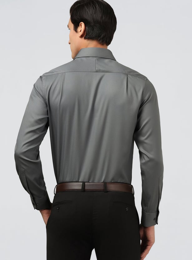 BLACKBERRYS Solid Regular Fit Formal Shirt