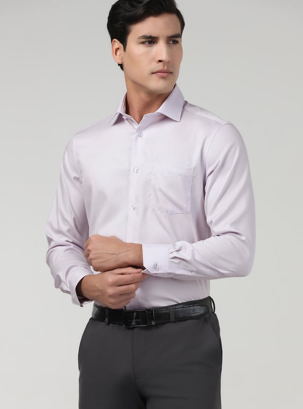 BLACKBERRYS Solid Regular Fit Formal Shirt