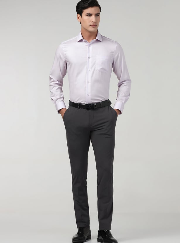 BLACKBERRYS Solid Regular Fit Formal Shirt