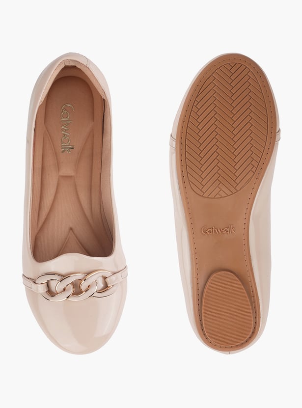 CATWALK Solid Ballerinas with Round Toe