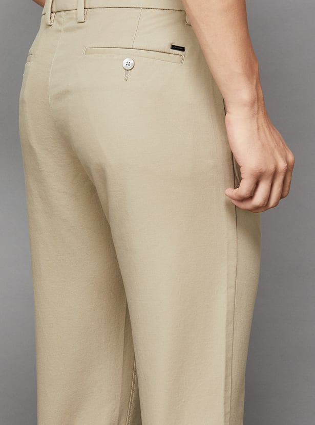 ARROW SPORT Solid Regular Trousers