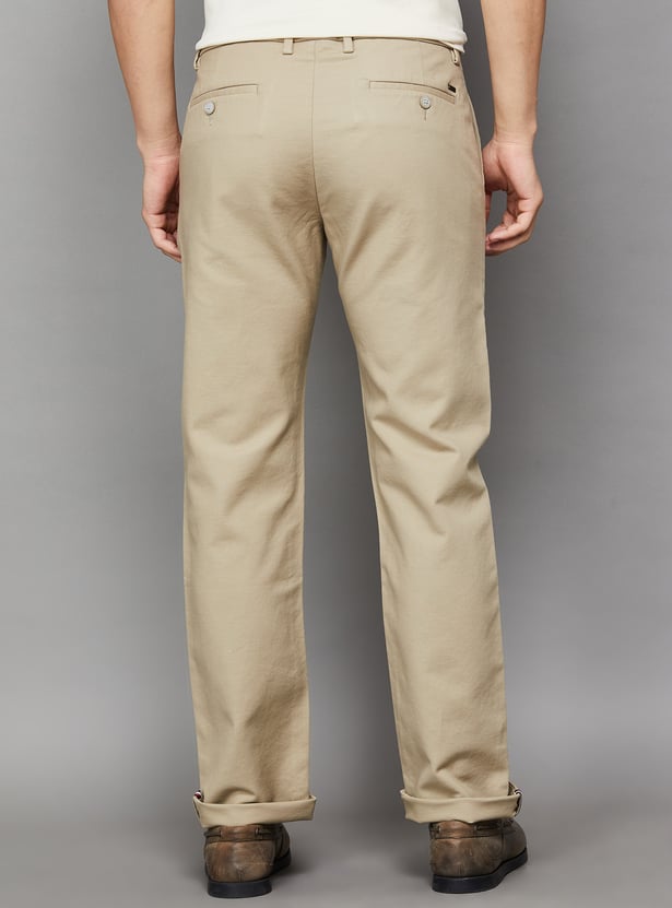 ARROW SPORT Solid Regular Trousers