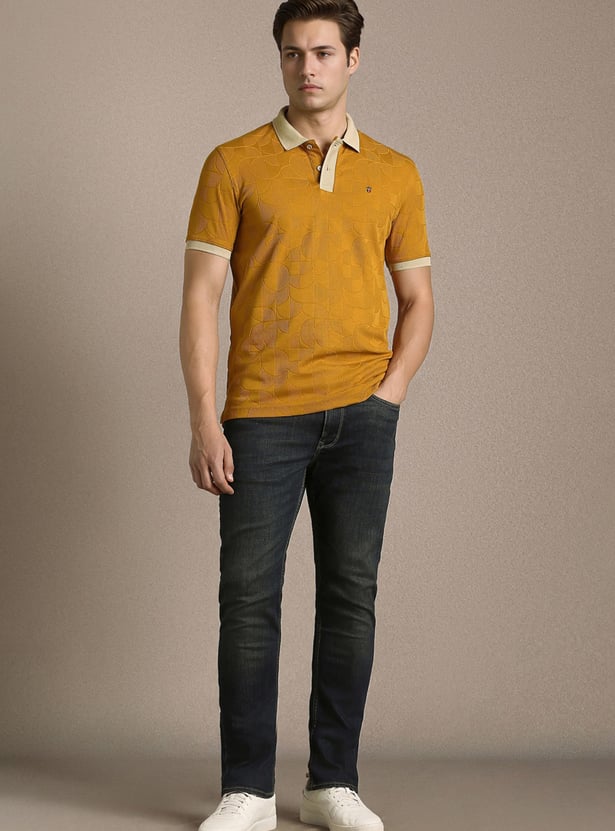 LP JEANS Solid Polo T-shirt