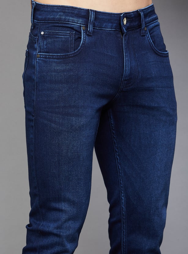 CELIO Darkwashed Slim Tapered Jeans