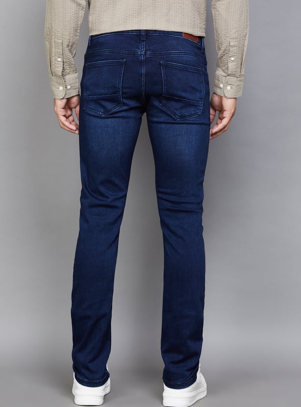 CELIO Darkwashed Slim Tapered Jeans