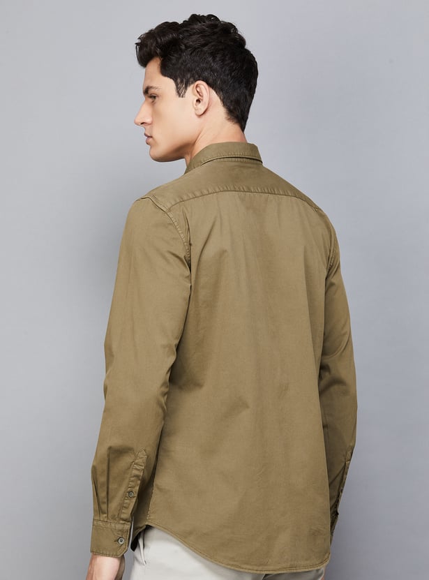 CELIO Solid Regular Fit Shirt