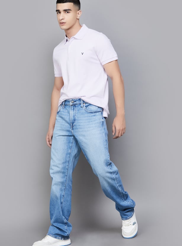 AMERICAN EAGLE Washed Bootcut Jeans