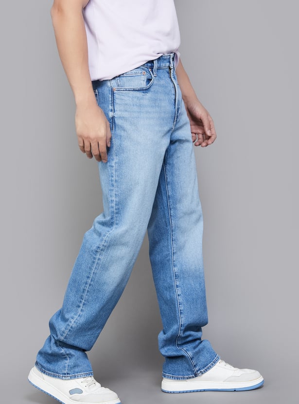 AMERICAN EAGLE Washed Bootcut Jeans