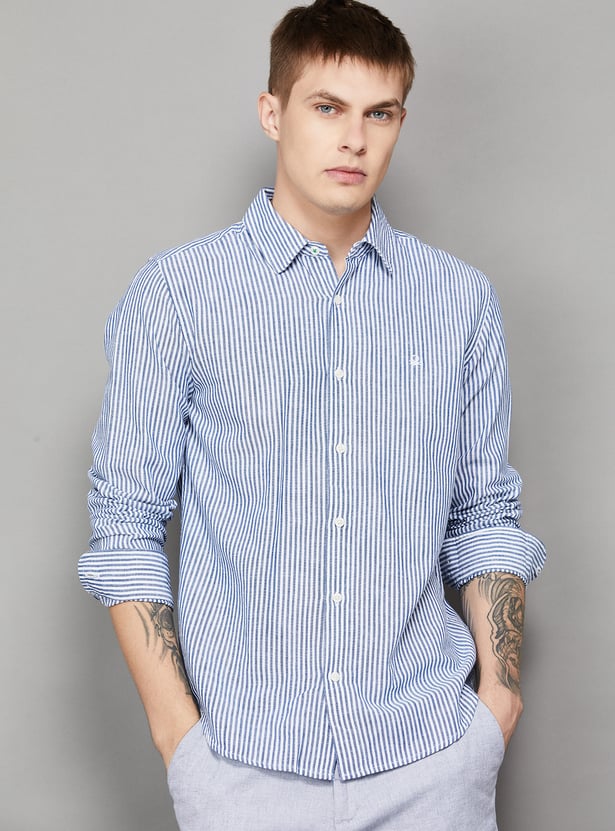 UNITED COLORS OF BENETTON Striped Regular Fit Shirt