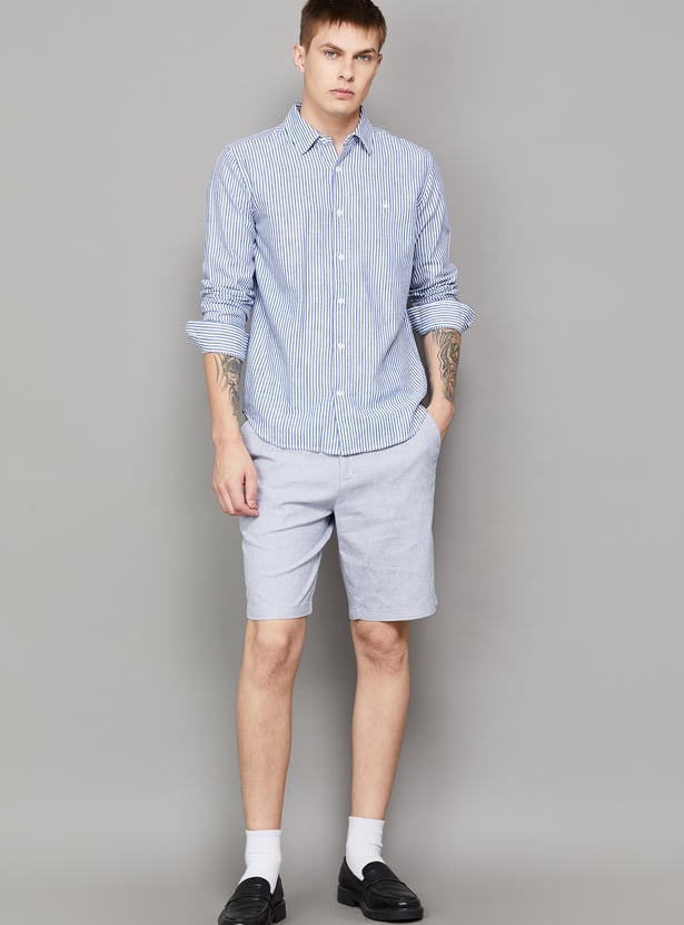 UNITED COLORS OF BENETTON Striped Regular Fit Shirt