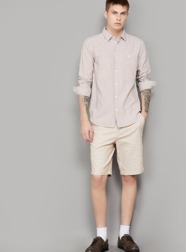 UNITED COLORS OF BENETTON Striped Regular Fit Shirt