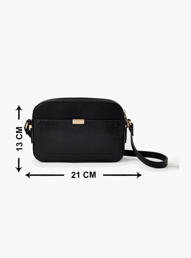 ACCESSORIZE LONDON Textured Sling Bag