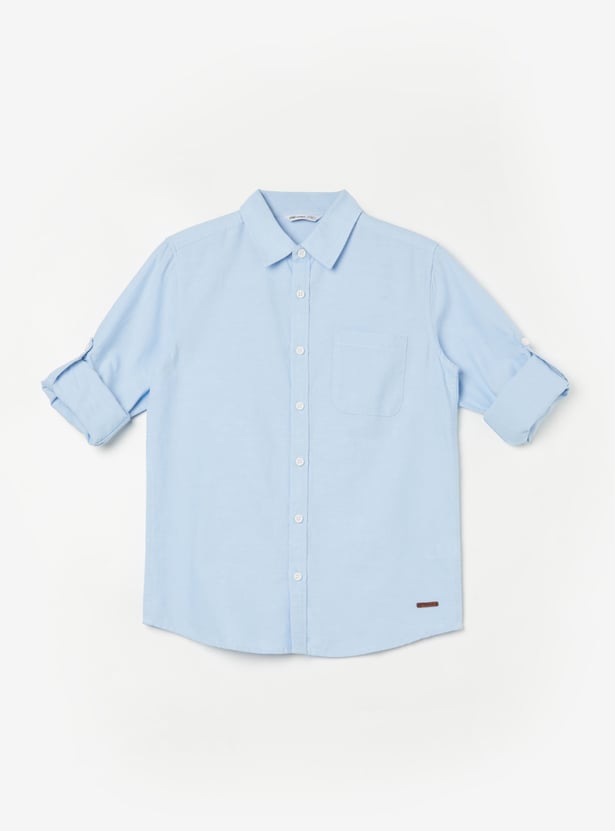 FAME FOREVER Boys Solid Shirt