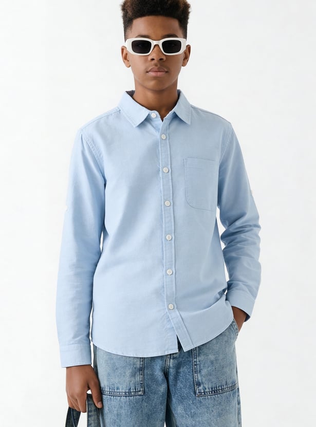 FAME FOREVER Boys Solid Shirt