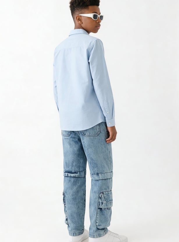 FAME FOREVER Boys Solid Shirt