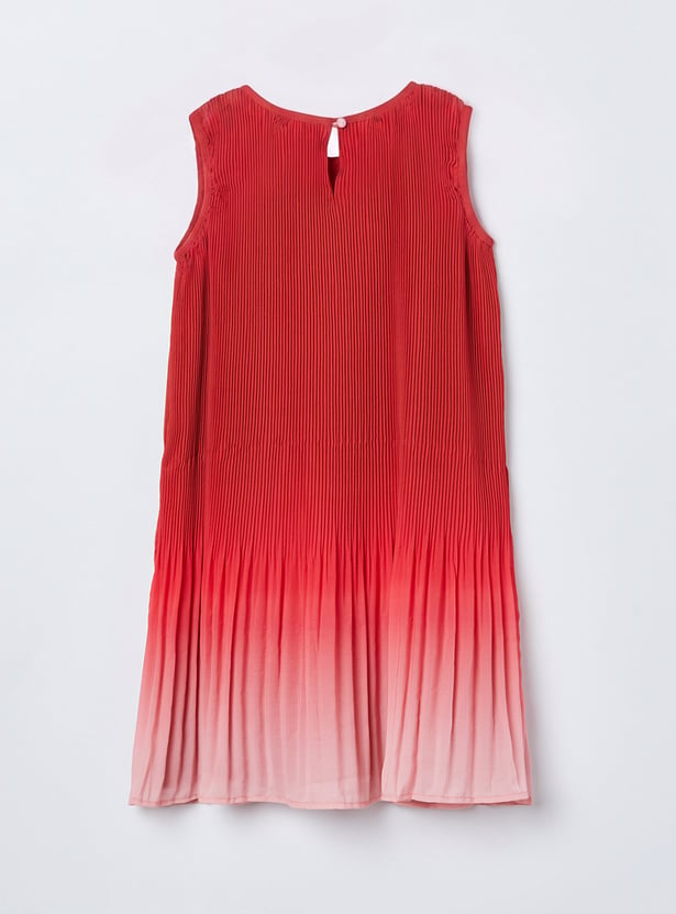 FAME FOREVER Girls Pleated A-Line Dress