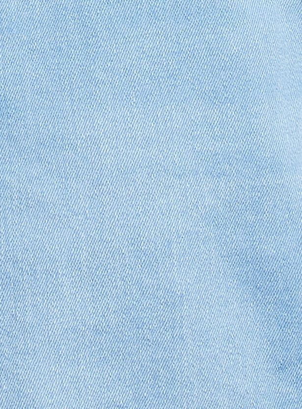 DENIMIZE Washed Denim Shorts