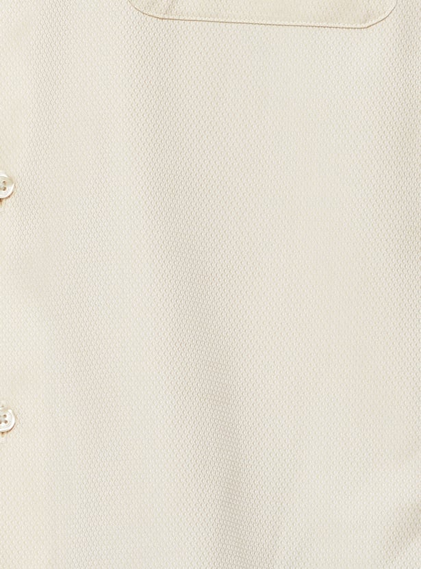 PARK AVENUE Textured Regular Fit Formal Shirt
