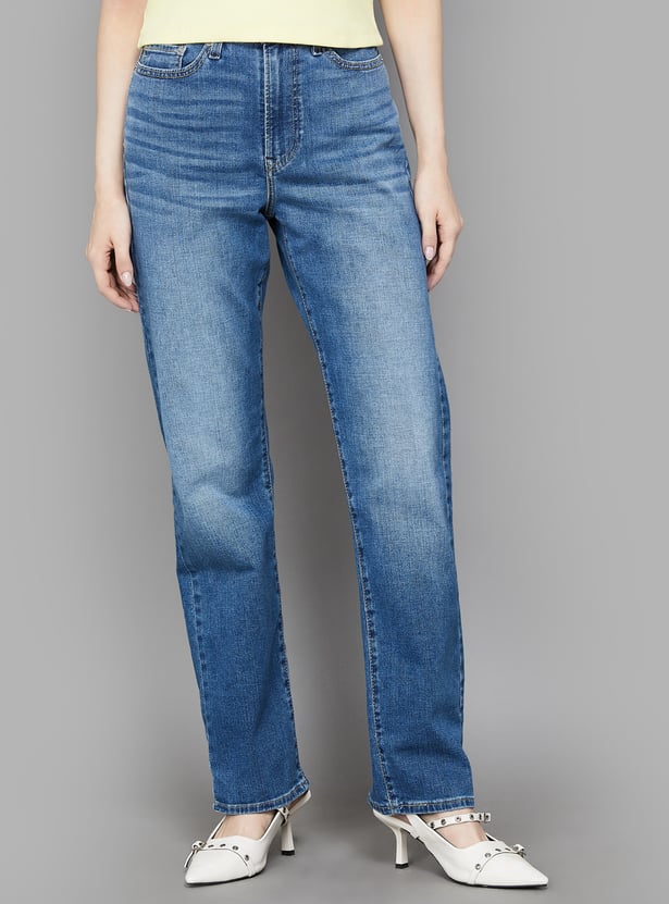 LEVI'S Solid Straight Fit Jeans