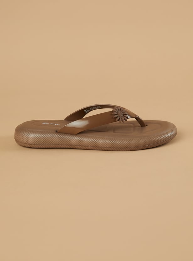 GINGER Solid Design Flip Flops