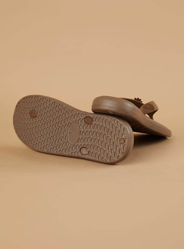 GINGER Solid Design Flip Flops