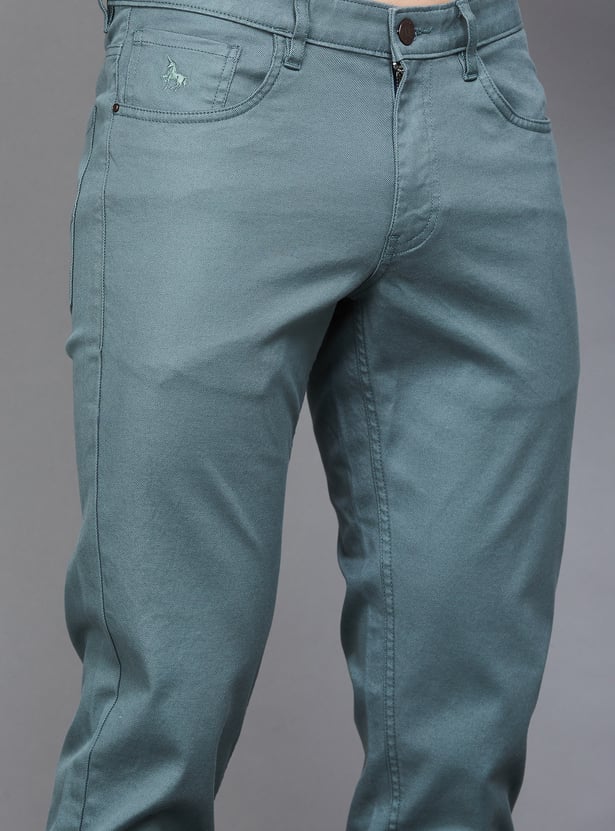 VH SPORTS Solid Slim Fit Chinos
