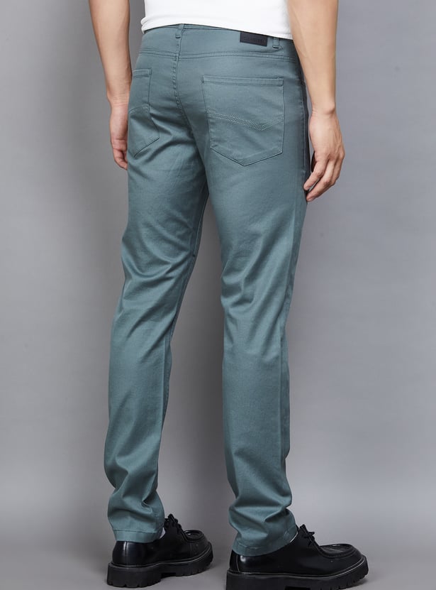 VH SPORTS Solid Slim Fit Chinos