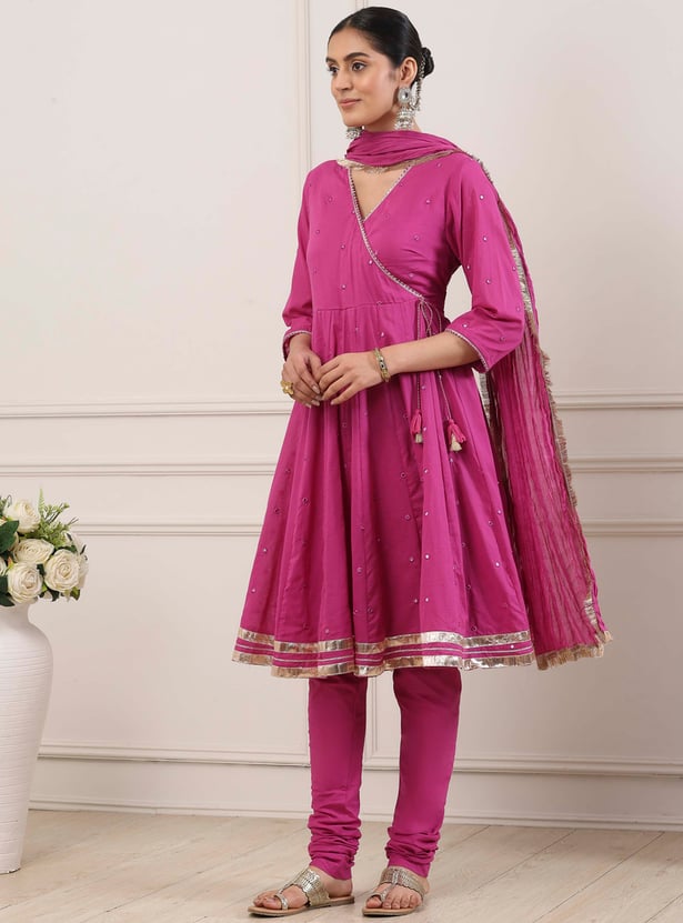 BIBA Embellished Anarkali Kurta Set