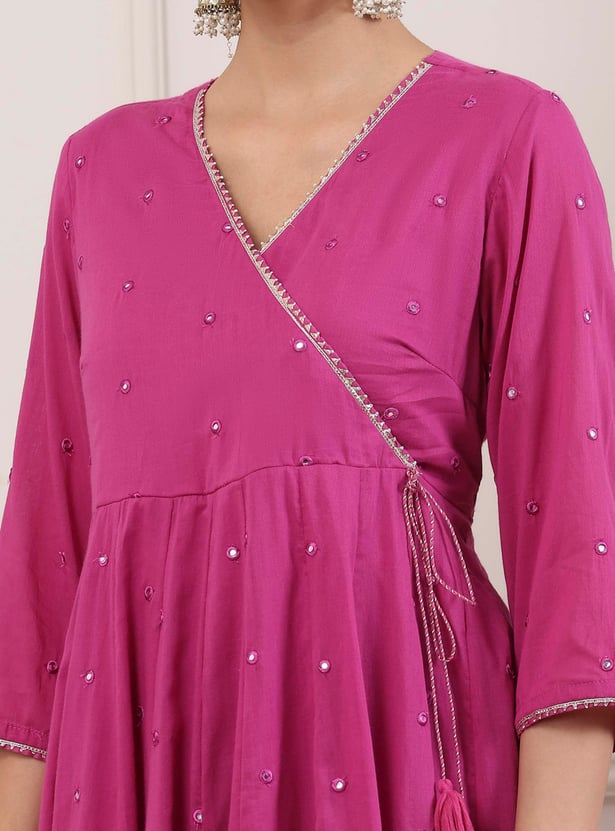 BIBA Embellished Anarkali Kurta Set