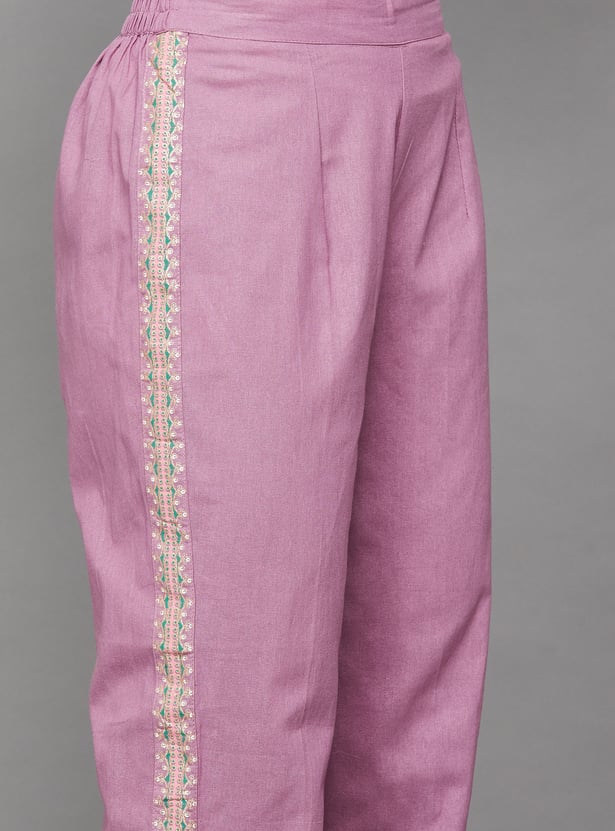 SPAN Printed Straight Kurta Set