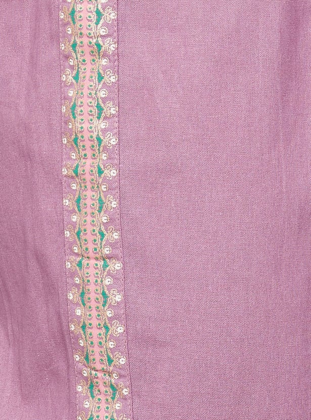 SPAN Printed Straight Kurta Set