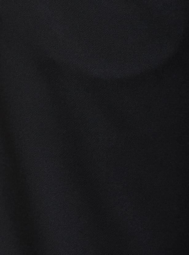 LOUIS PHILIPPE Solid Slim Fit Formal Trousers