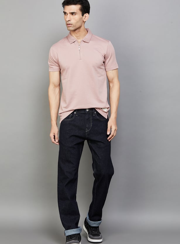 FLYING MACHINE Darkwashed Jango Jeans (Regular Straight)
