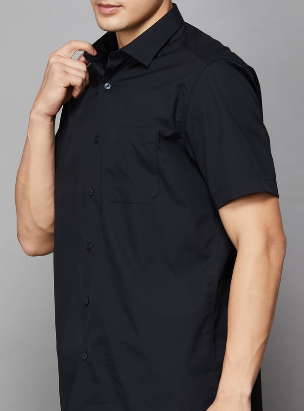 LOUIS PHILIPPE Solid Classic Fit Formal Shirt