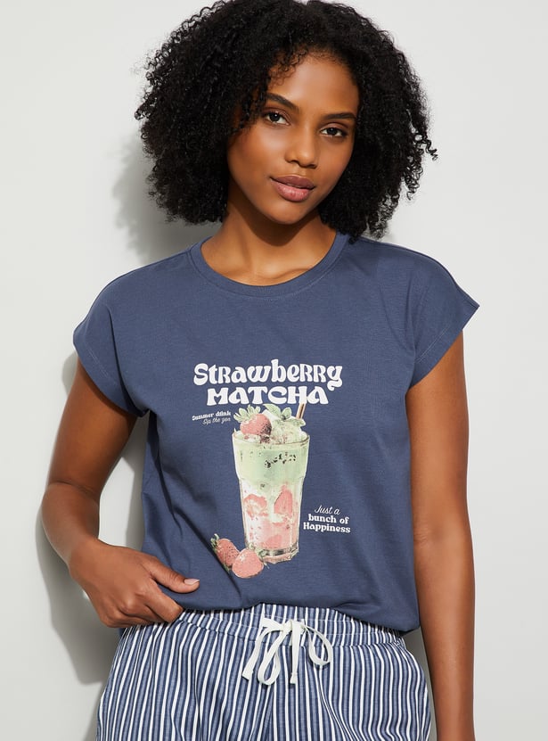 GINGER Strawberry Matcha Lounge T-shirt