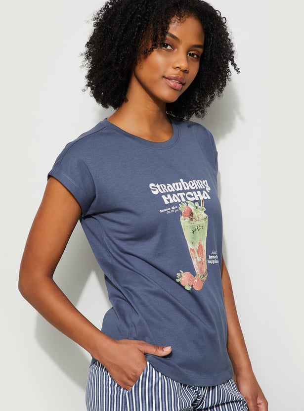 GINGER Strawberry Matcha Lounge T-shirt
