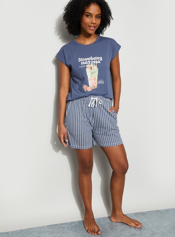 GINGER Strawberry Matcha Lounge T-shirt